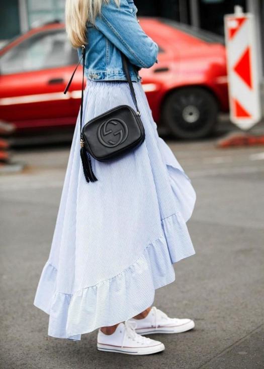 Maje Dream Skirt Meets Denim